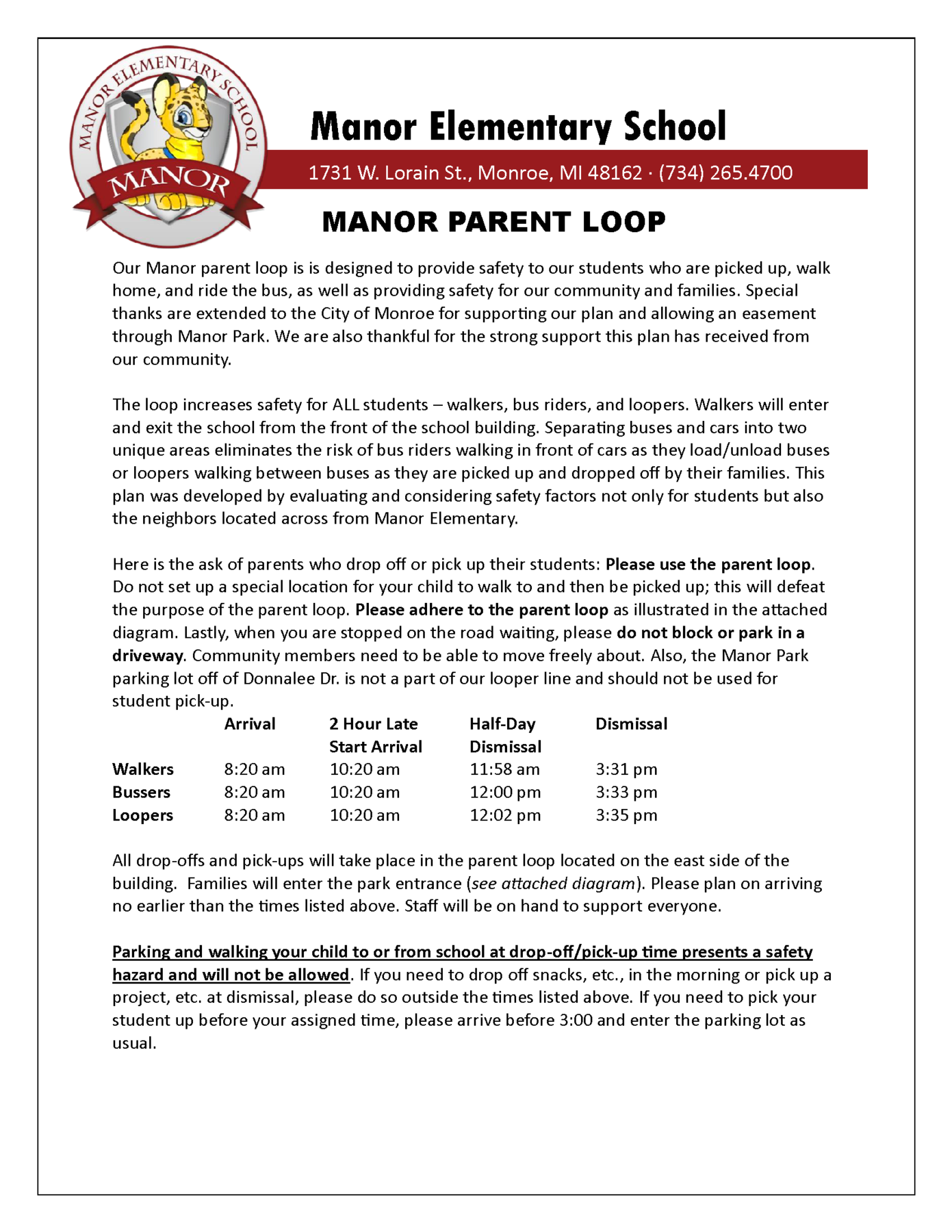 Dismissal Letter