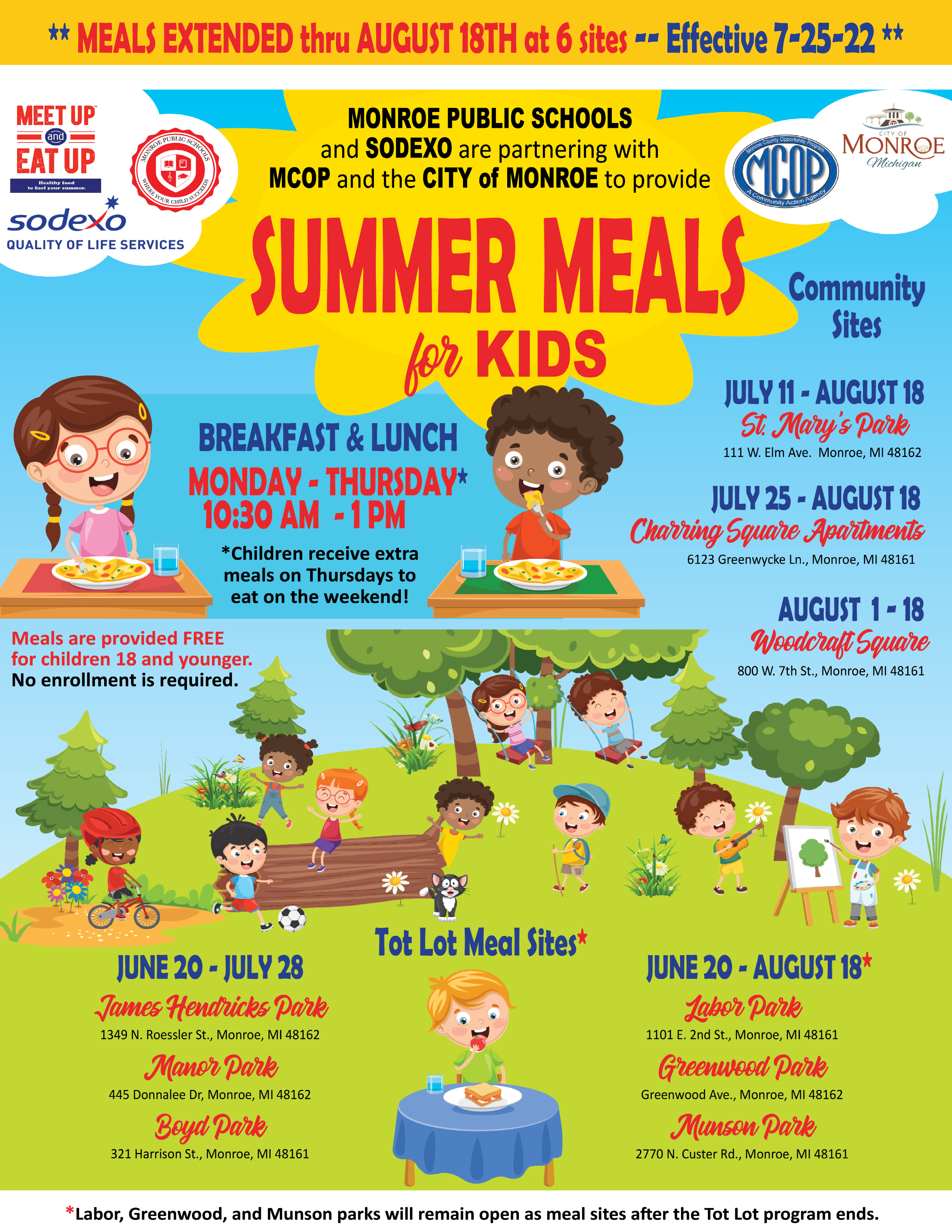 Summer Meals for Kids!