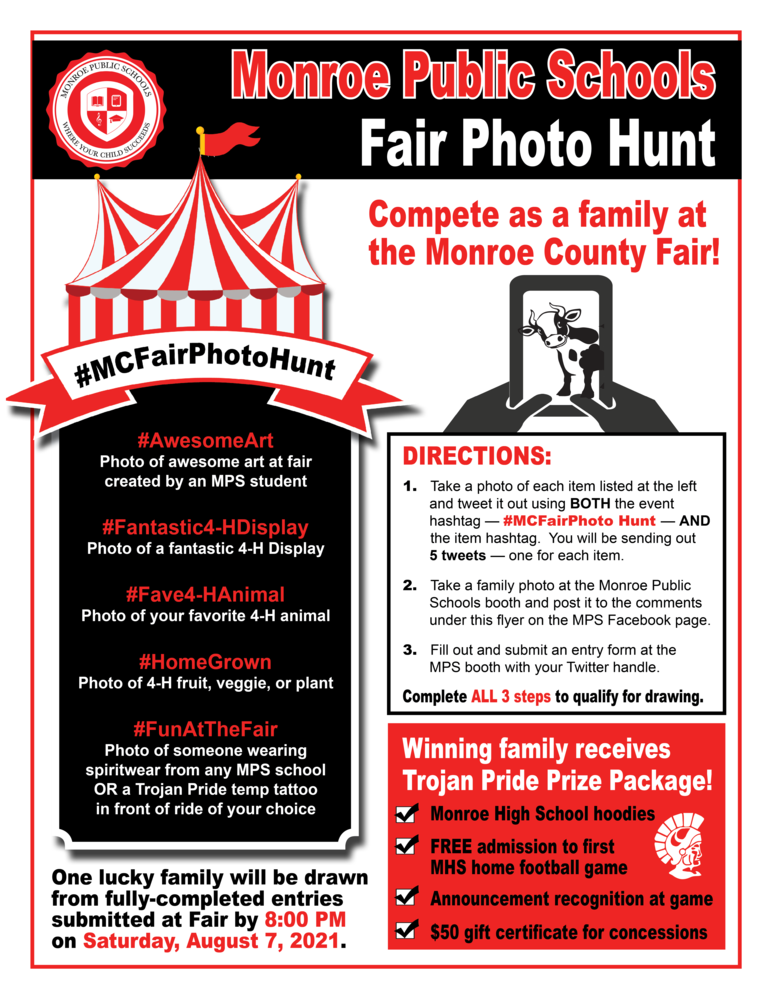Fair Photo Hunt Flyer