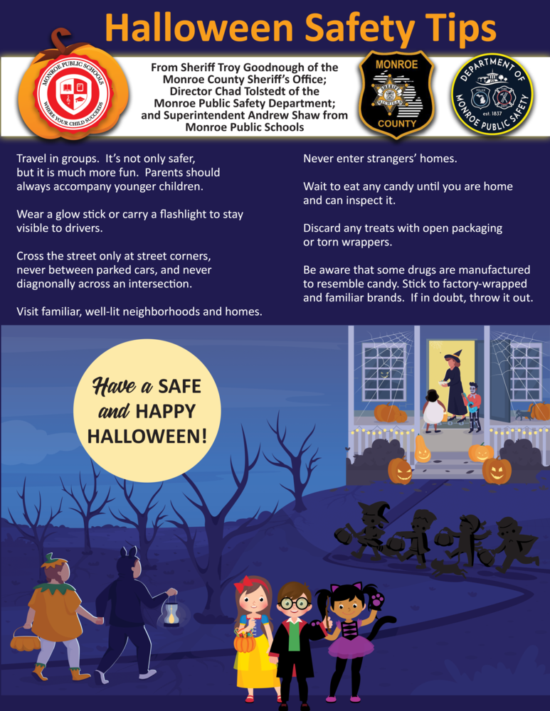 Halloween Safety Tips - graphic