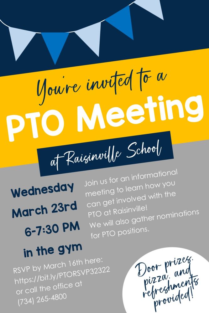PTO meeting March 23