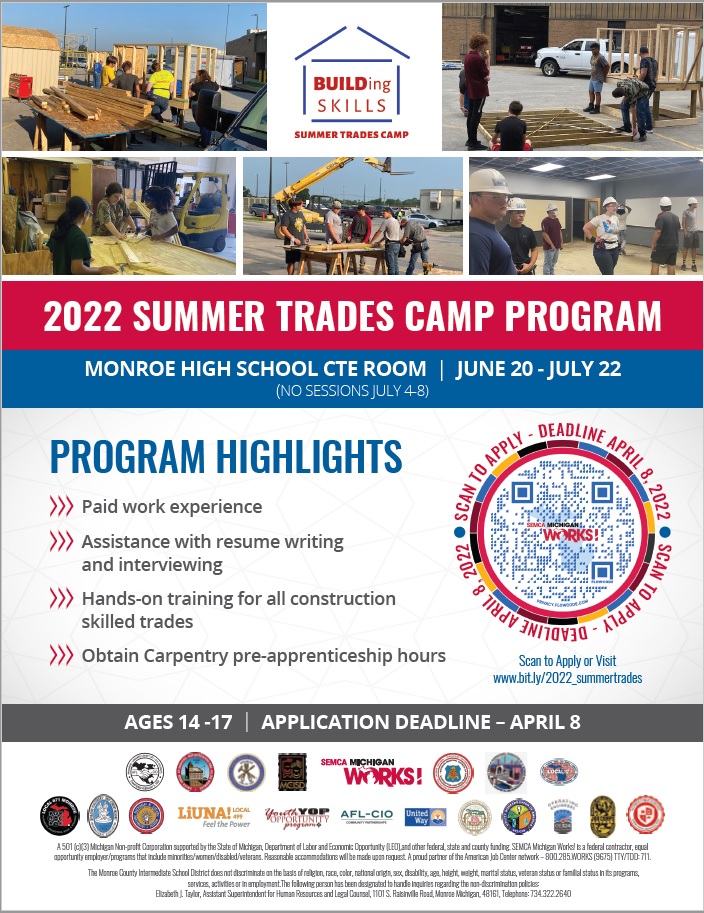 2022 Summer Trades Program