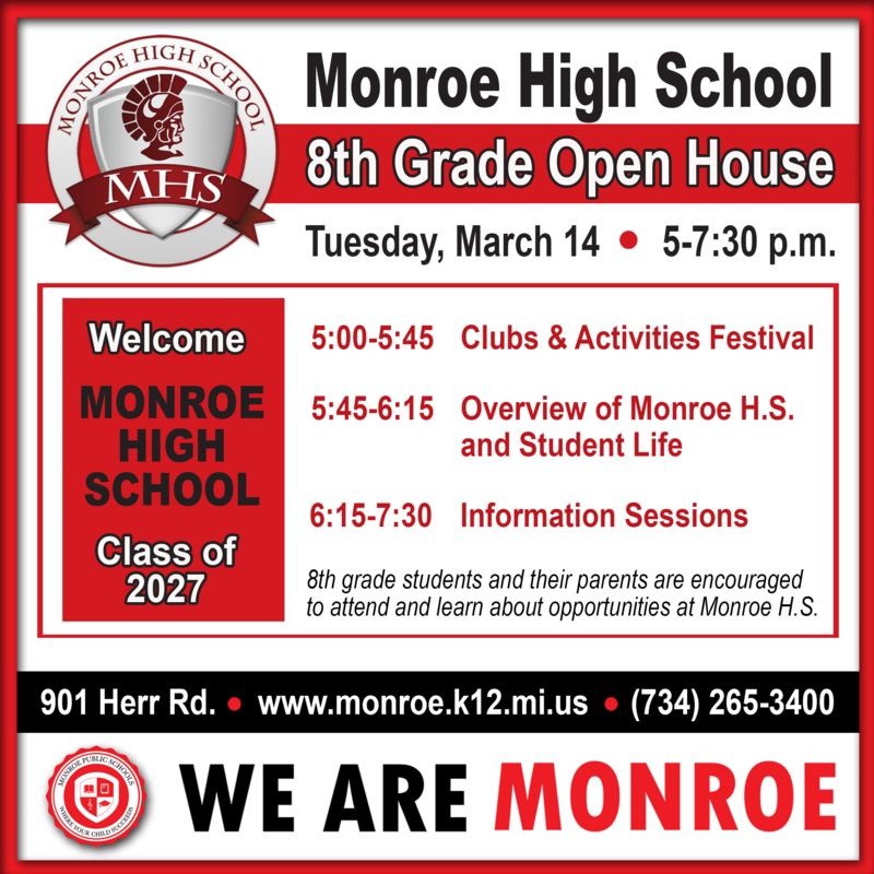 Open House 8th Grade