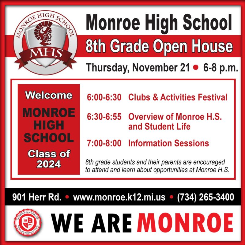8th Grade Open House