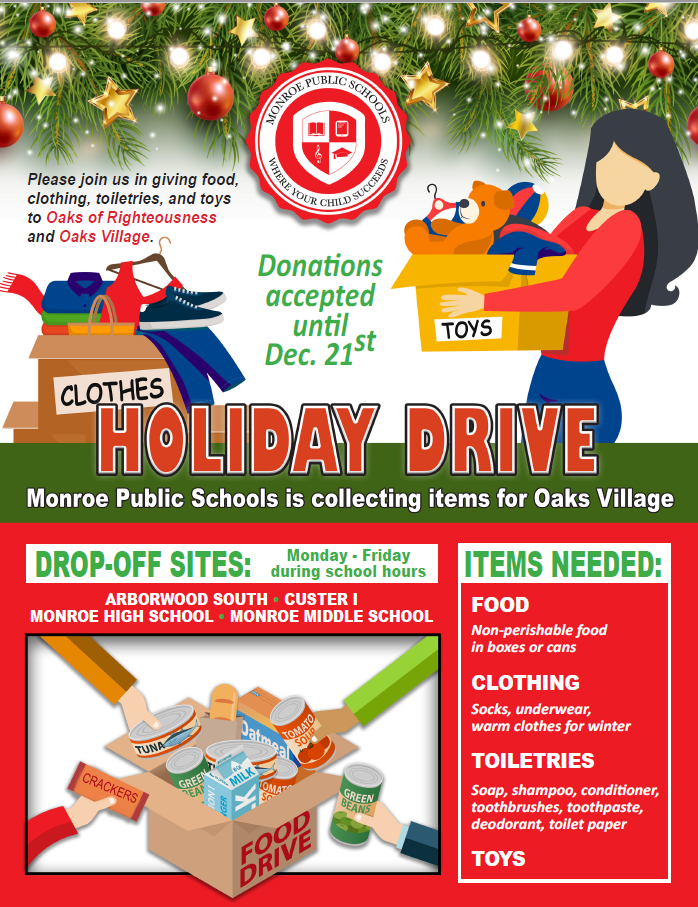 Holiday Drive for Oaks Village