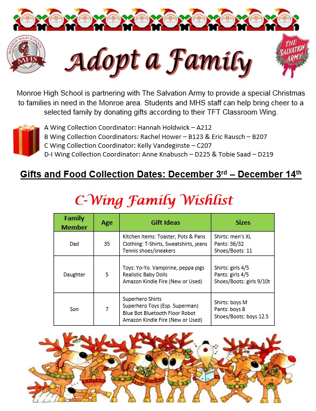 MHS Adopt A Family - C Wing