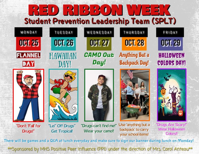 Red Ribbon Week 2021 - Flyer
