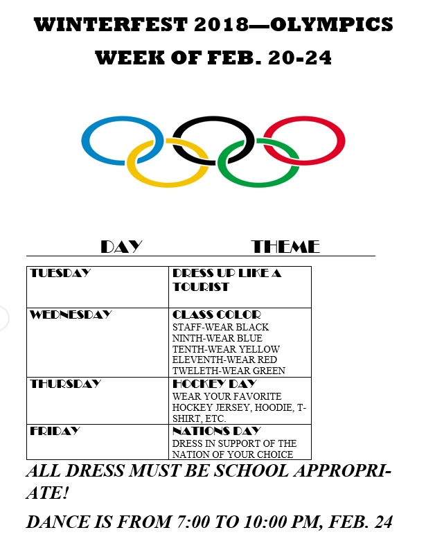 Winterfest Activities 2018