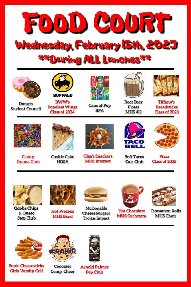 Food Court Flyer