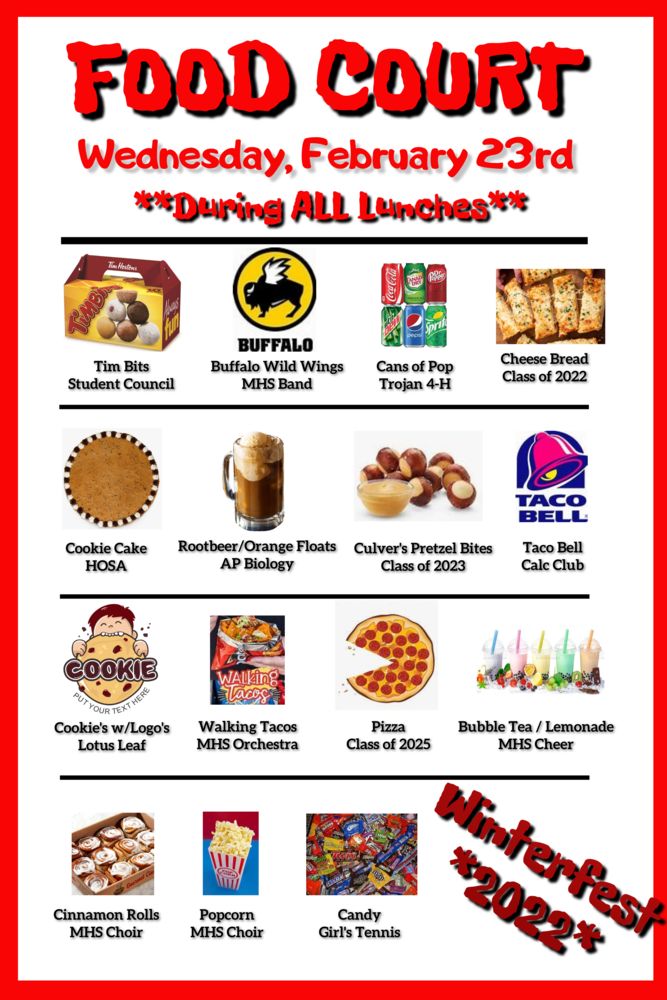 Winterfest Food Court 2022